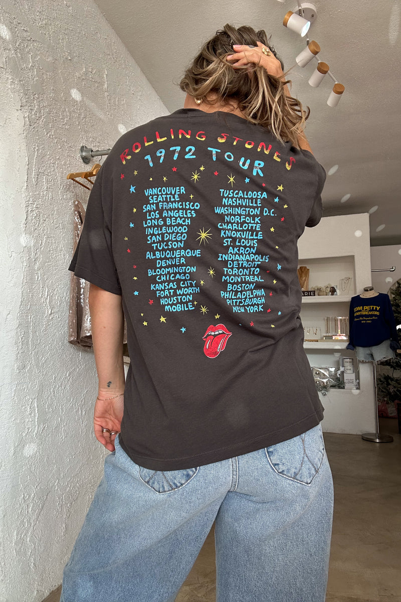 Daydreamer Rolling Stones 1972 Tour Boyfriend Tee