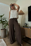 Easy Daze Pant-Brown