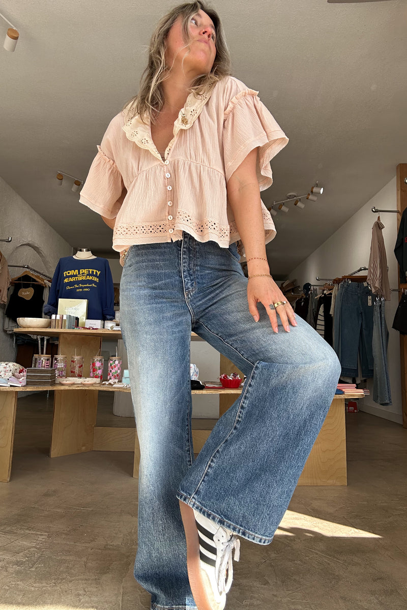 Rolla's Sailor Scoop Christy-Mid Vintage Indigo