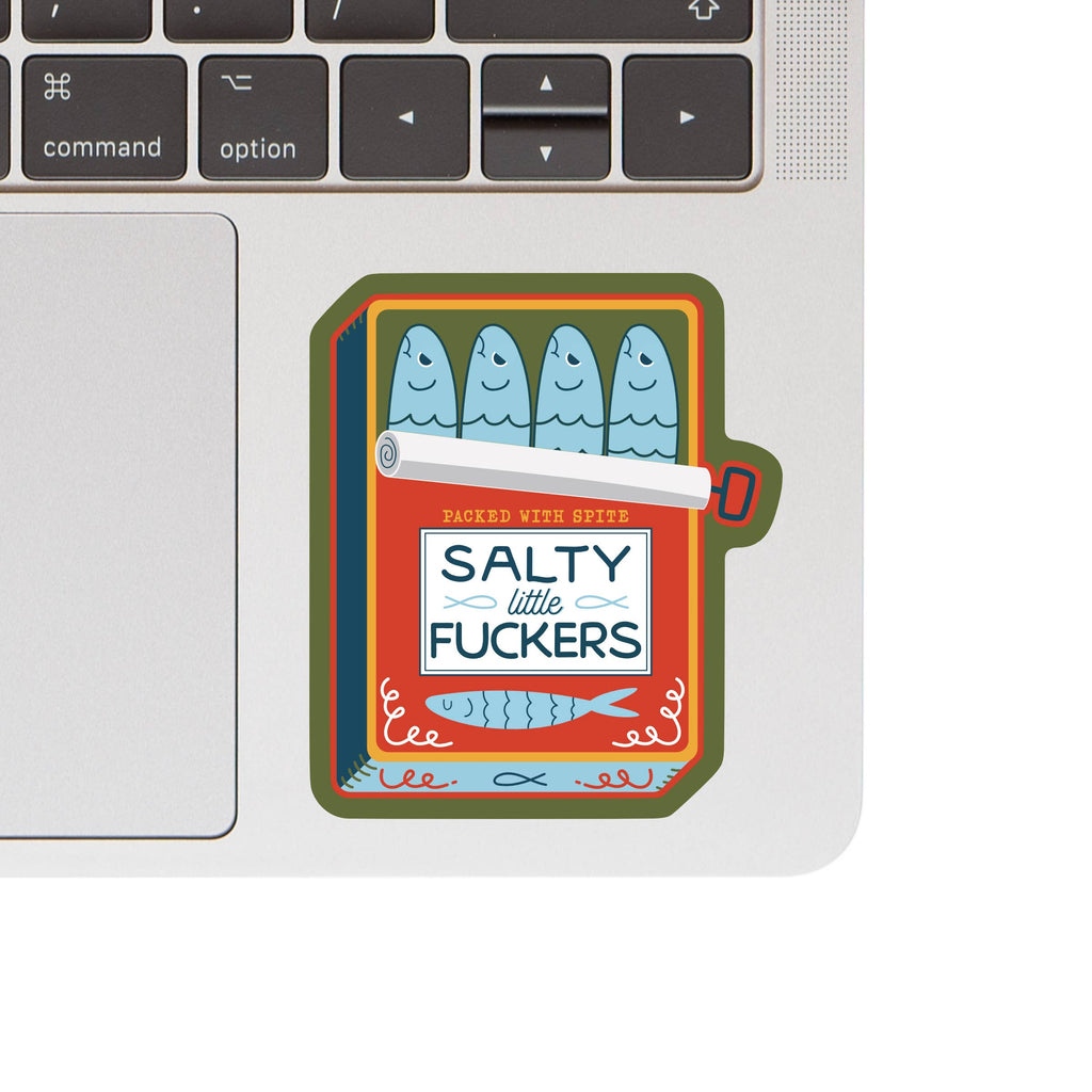Salty Sardines Vinyl Sticker