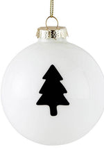 Glass Ornament Set: Merry Merry + Tree