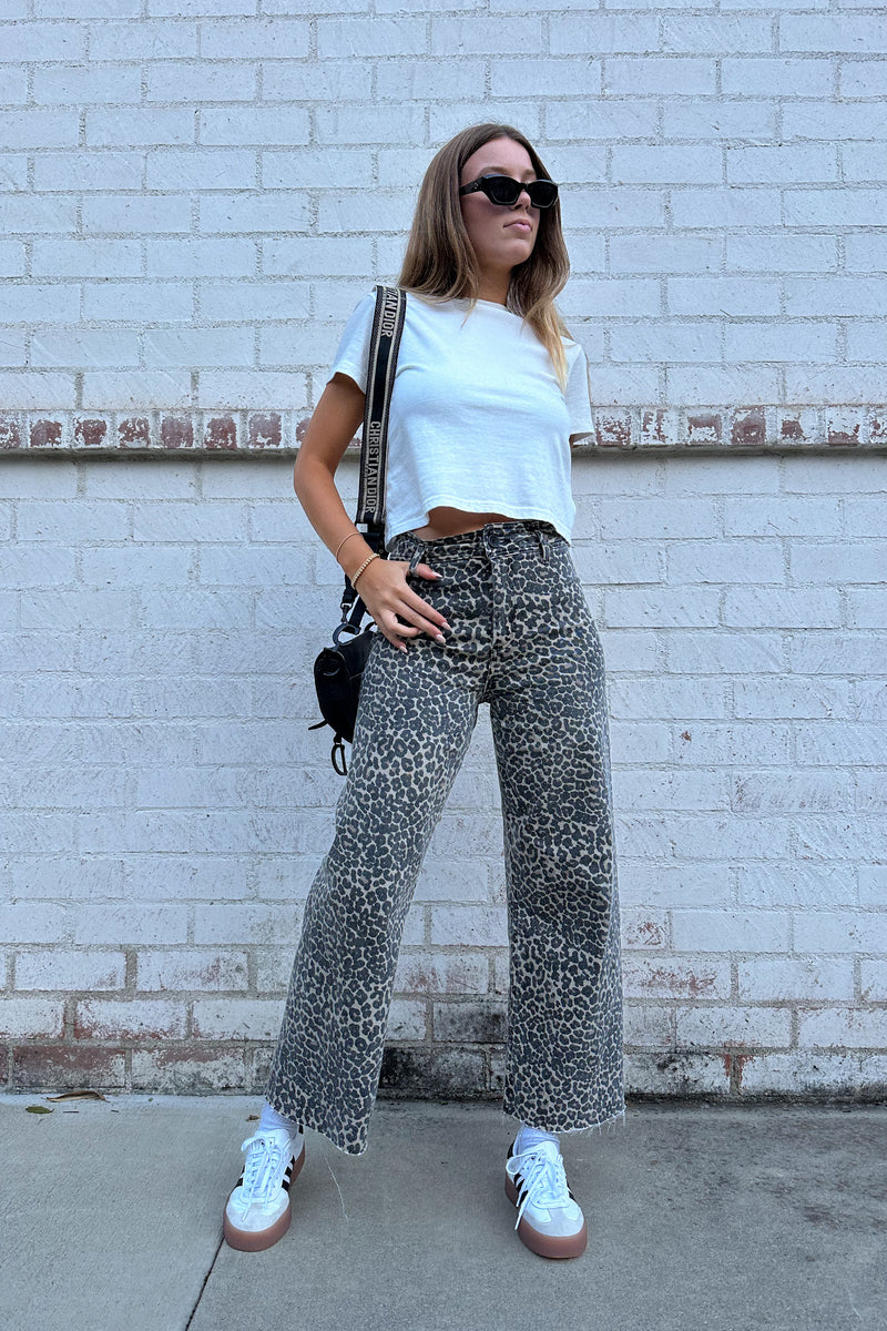 She's a Catch Leopard Pants