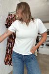 The Perf Tee-White