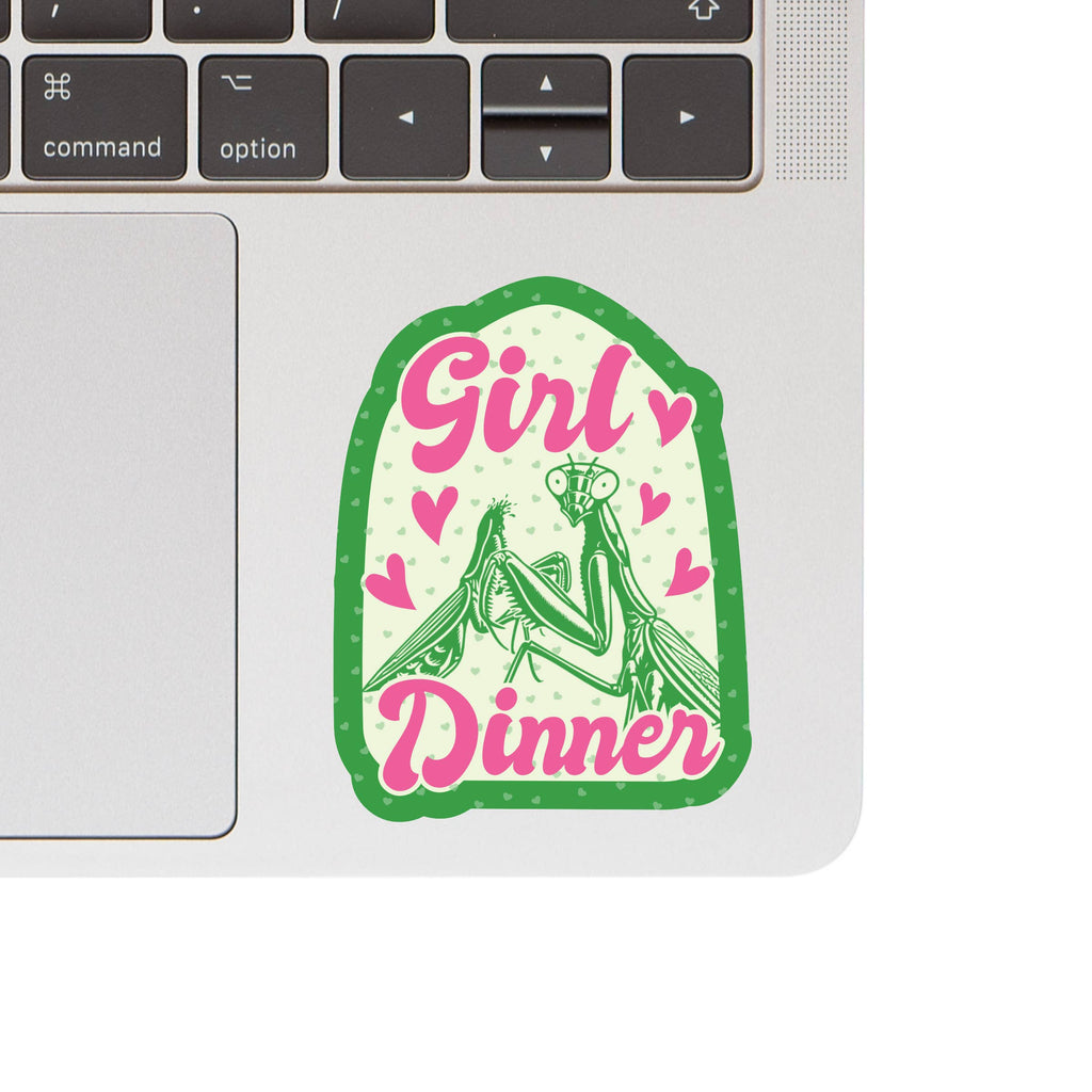 Girl Dinner Vinyl Sticker