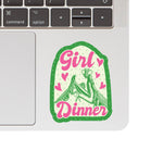 Girl Dinner Vinyl Sticker