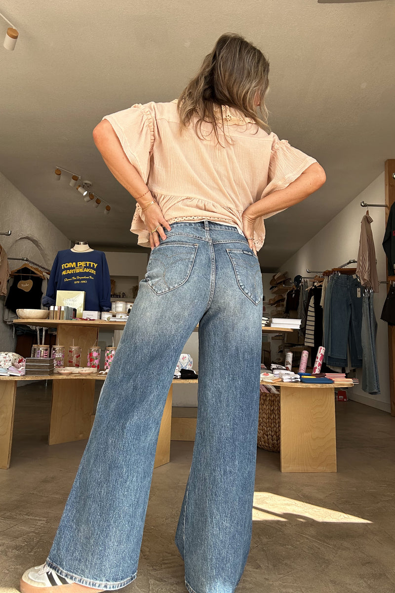Rolla's Sailor Scoop Christy-Mid Vintage Indigo