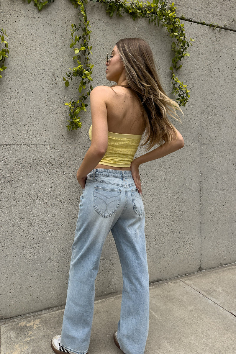 Rolla’s Heidi Low Longbeach-Light Vintage Blue