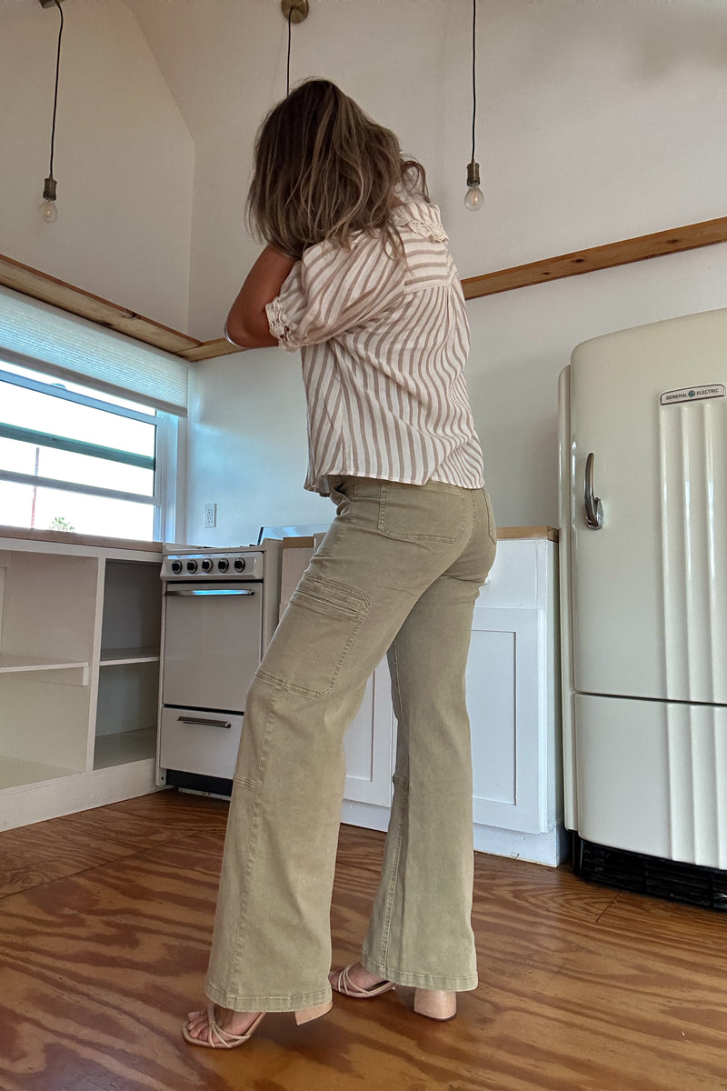 The Chloe Pant-Hazel Nut