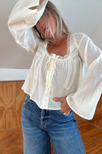 The Claire Top-Cream