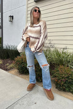 Autumn Girlie Sweater-Brown