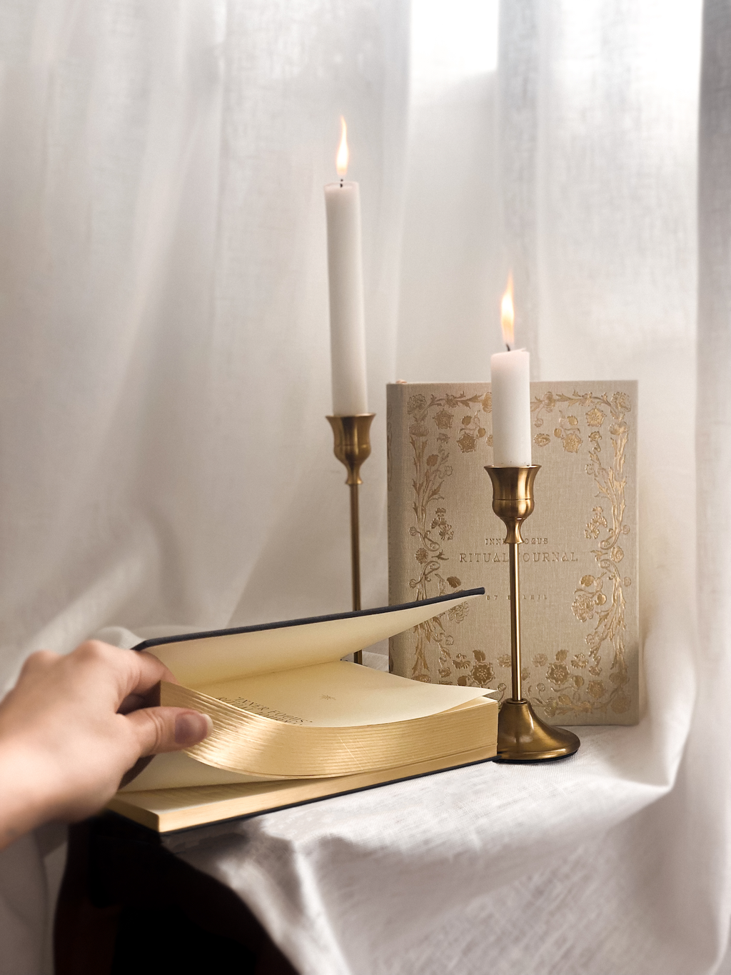 Inner Focus Linen Ritual Journal
