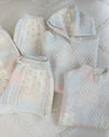 Shades Of Blue Quilted Pastel Set