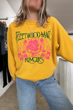 Daydreamer Fleetwood Mac Floral Reverse Sweatshirt