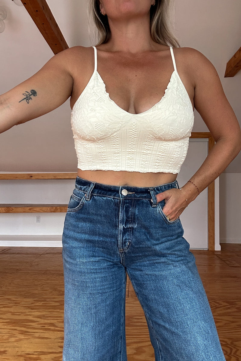 Lace Textured Top