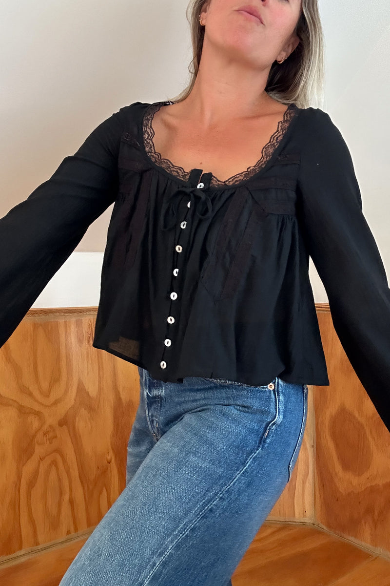 The Claire Top-Black