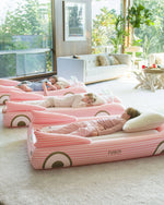 Pink Convertible Kids Sleepover Air Mattress