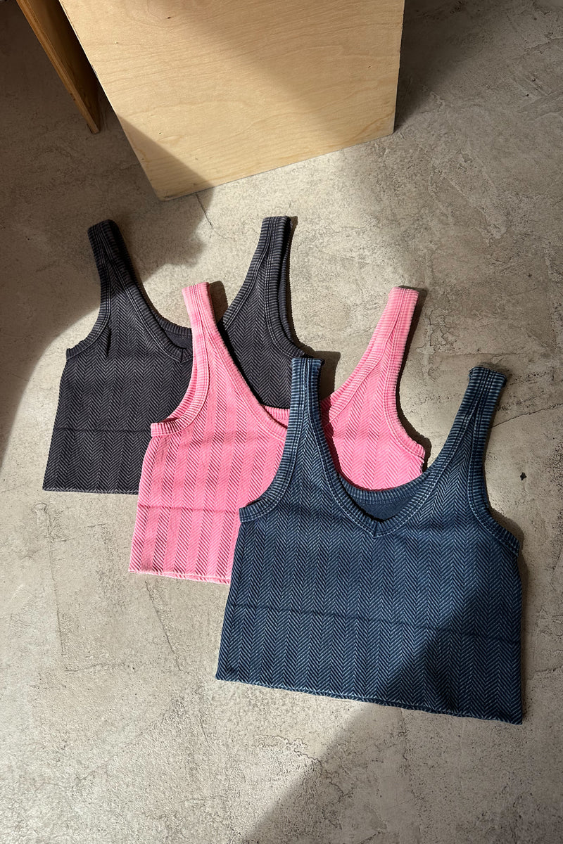 Reversible Herringbone Tank