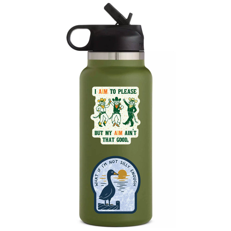 Silly Goose Funny Ironic Vinyl Sticker