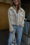 The Angie Reversible Shearling Jacket