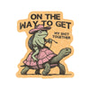 Frog Cowboy Turtle Vinyl Sticker