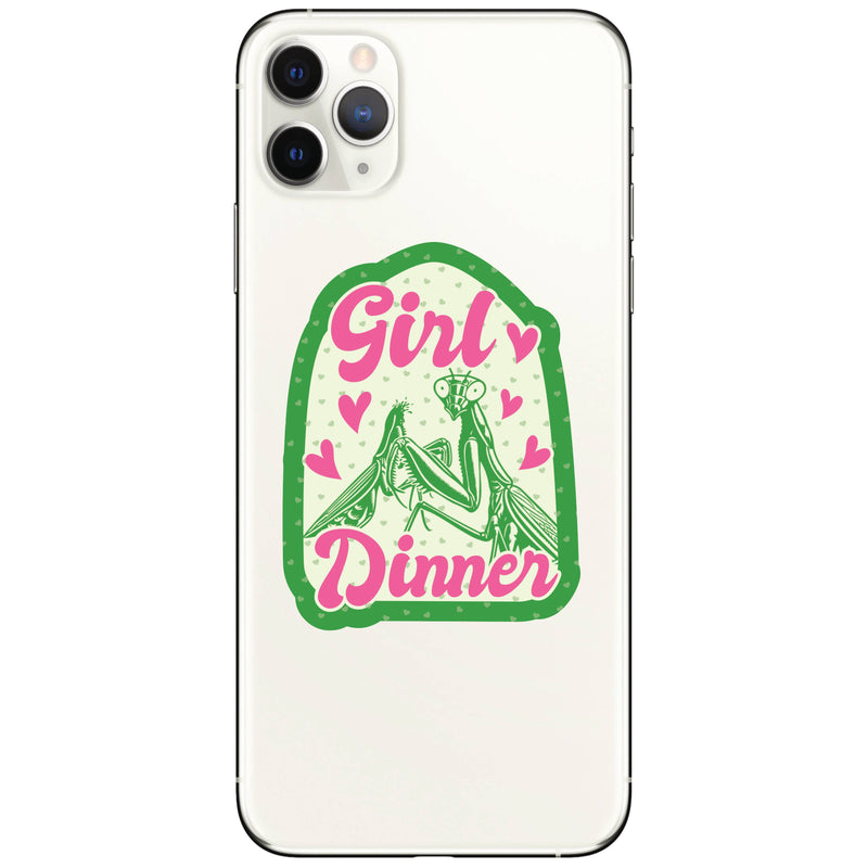 Girl Dinner Vinyl Sticker