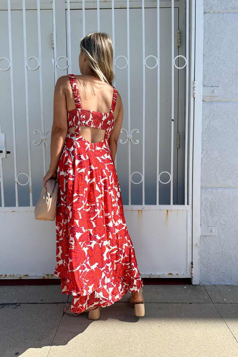 The Poppy Dress-Red