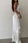 The Dream Silky Cargo Pant-Cream