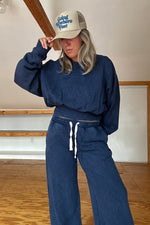 Must Have Sweat Set-Washed Navy