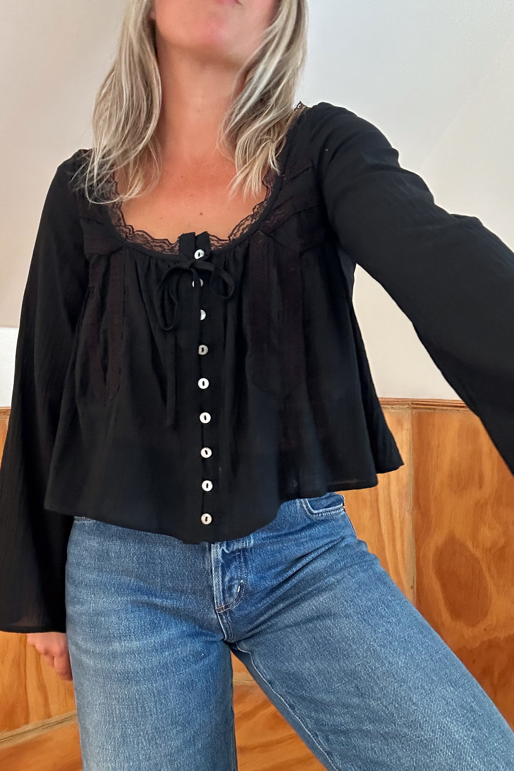 The Claire Top-Black