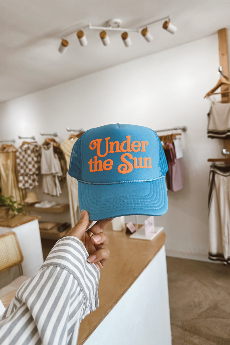 Under The Sun Trucker: Columbia Blue