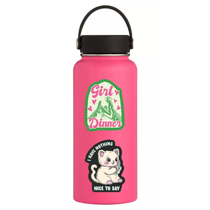 Girl Dinner Vinyl Sticker