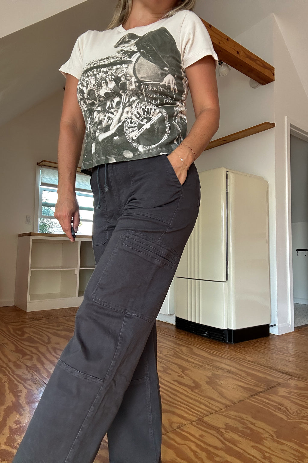 The Chloe Pant-Charcoal