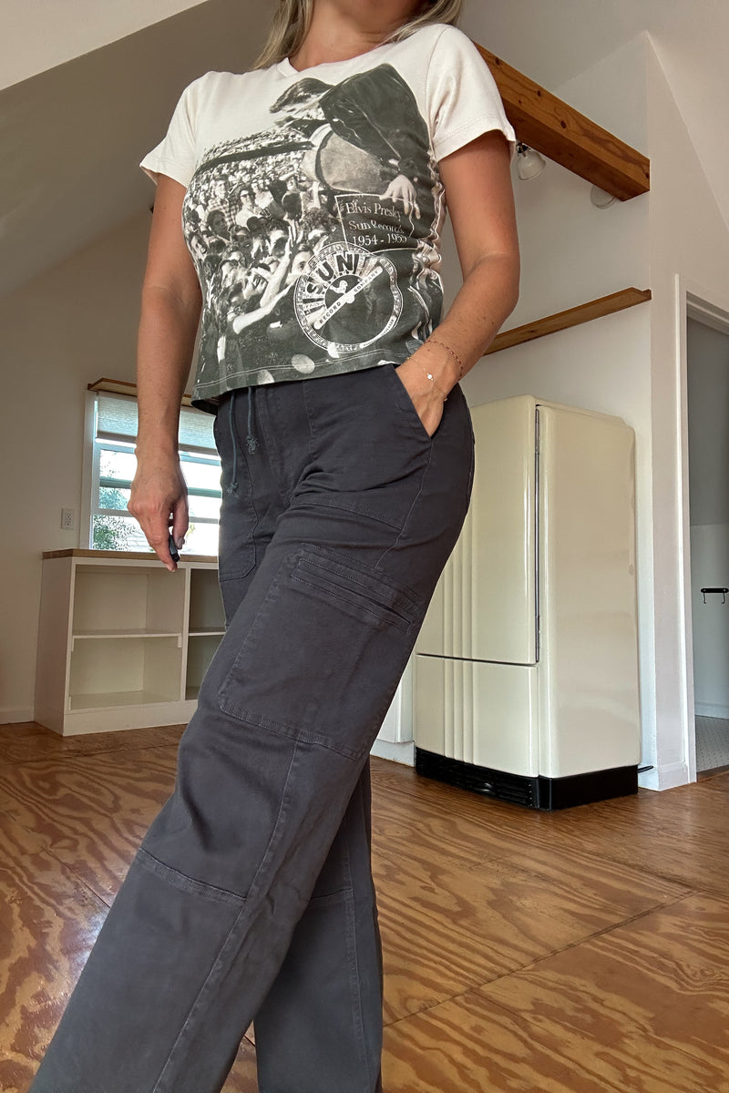 The Chloe Pant-Charcoal