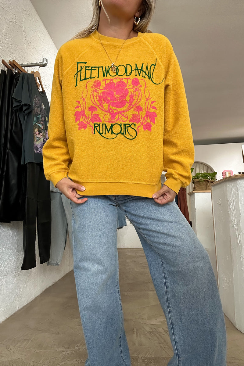 Daydreamer Fleetwood Mac Floral Reverse Sweatshirt