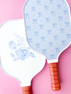 Coquette Blue Bow Floral Pickleball Paddle 