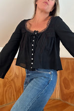 The Claire Top-Black