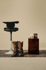 COWBOY CHRISTMAS CANDLE: 11oz Rocks Glass