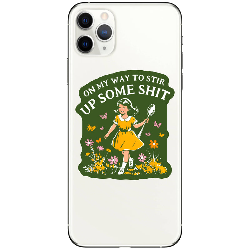 Swear Flower Nature Sh!t Vinyl Sticker