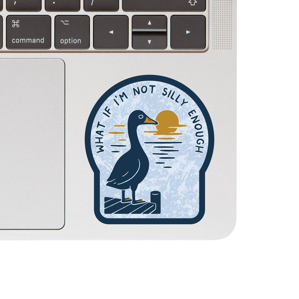 Silly Goose Funny Ironic Vinyl Sticker