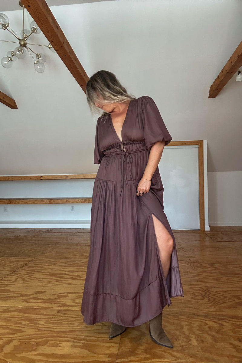 The Effortless Dress-Brown
