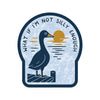 Silly Goose Funny Ironic Vinyl Sticker