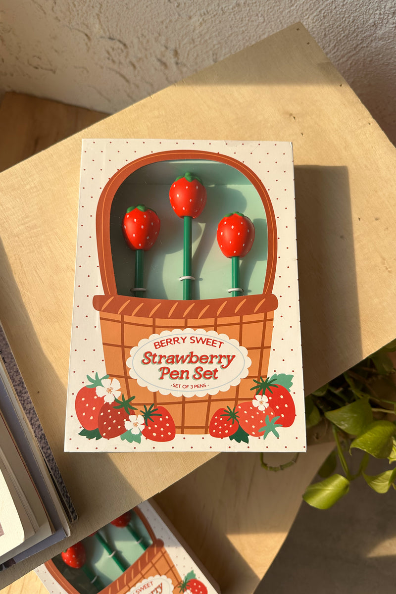 Strawberry Pen Set