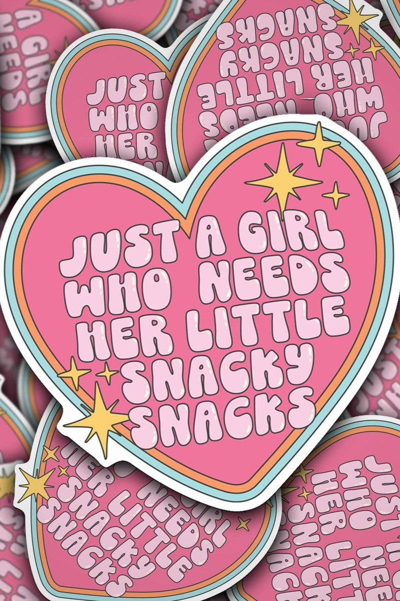 Snacky Snacks Sticker