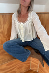 The Claire Top-Cream