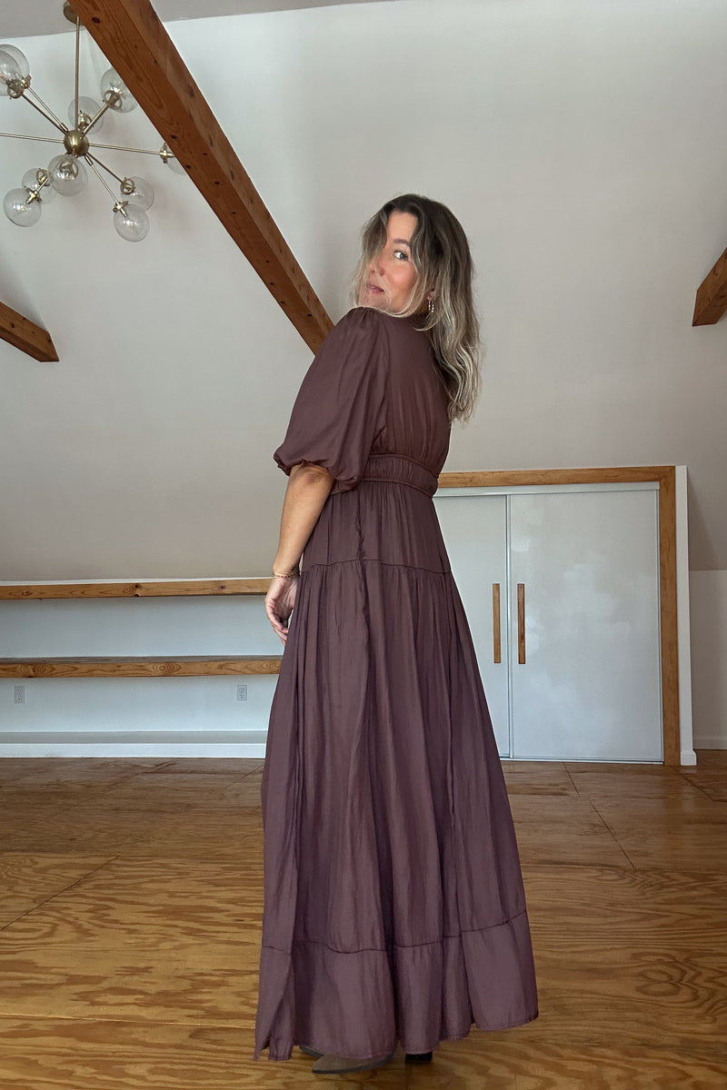 The Effortless Dress-Brown