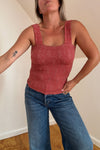 Lace Textured Square Top