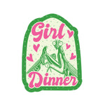 Girl Dinner Vinyl Sticker