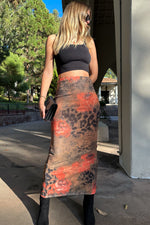 The Rose Leopard Skirt