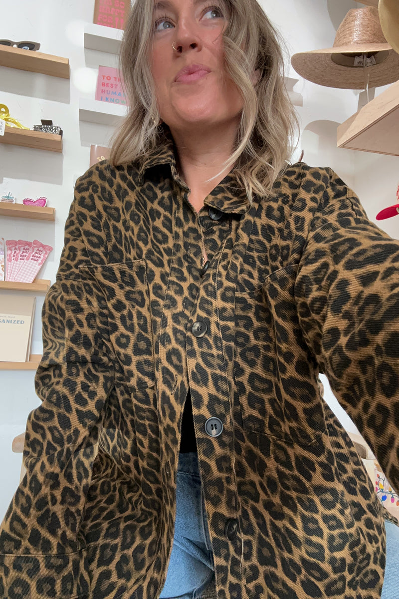 It Girl Leopard Jacket