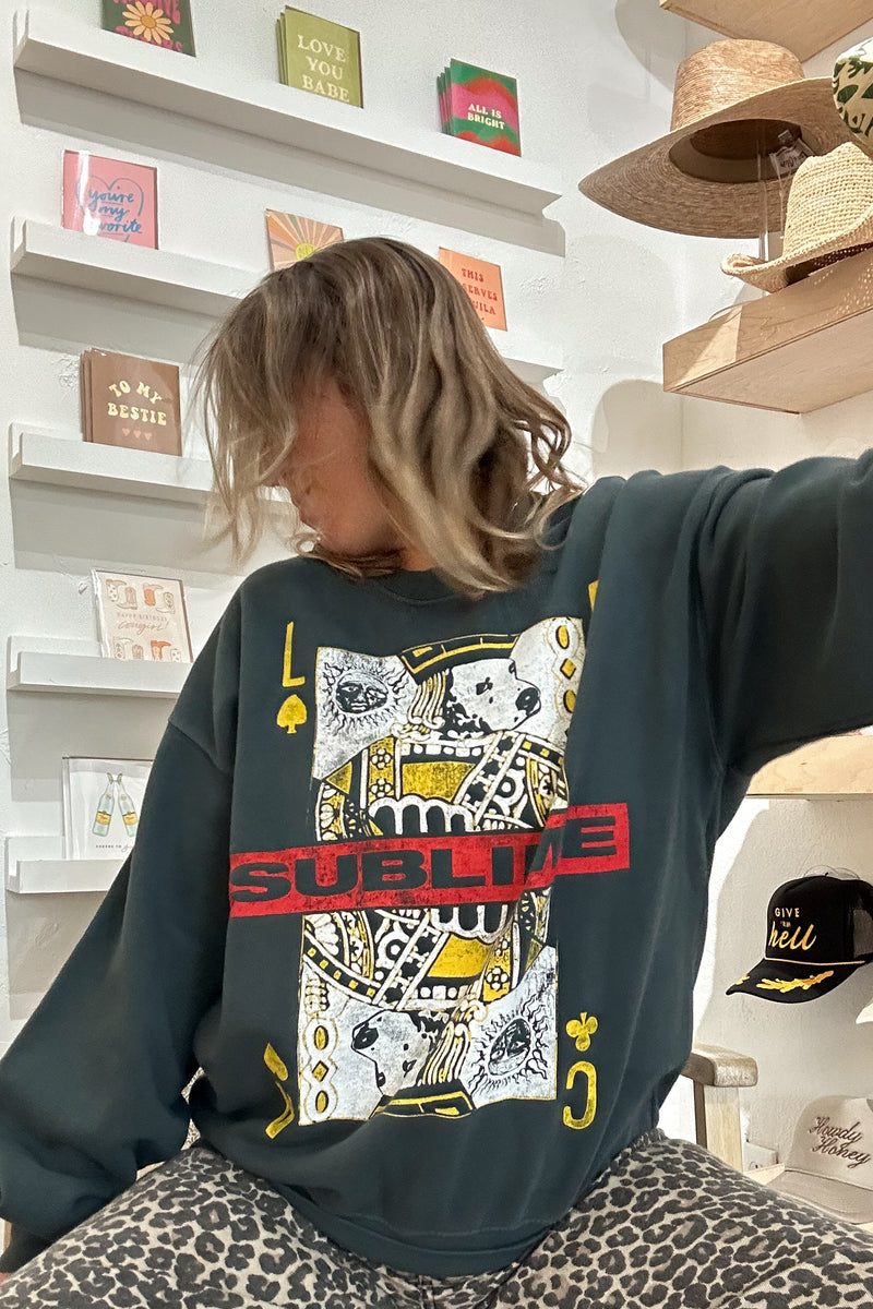 Daydreamer Sublime Playing Card Sweatshirt